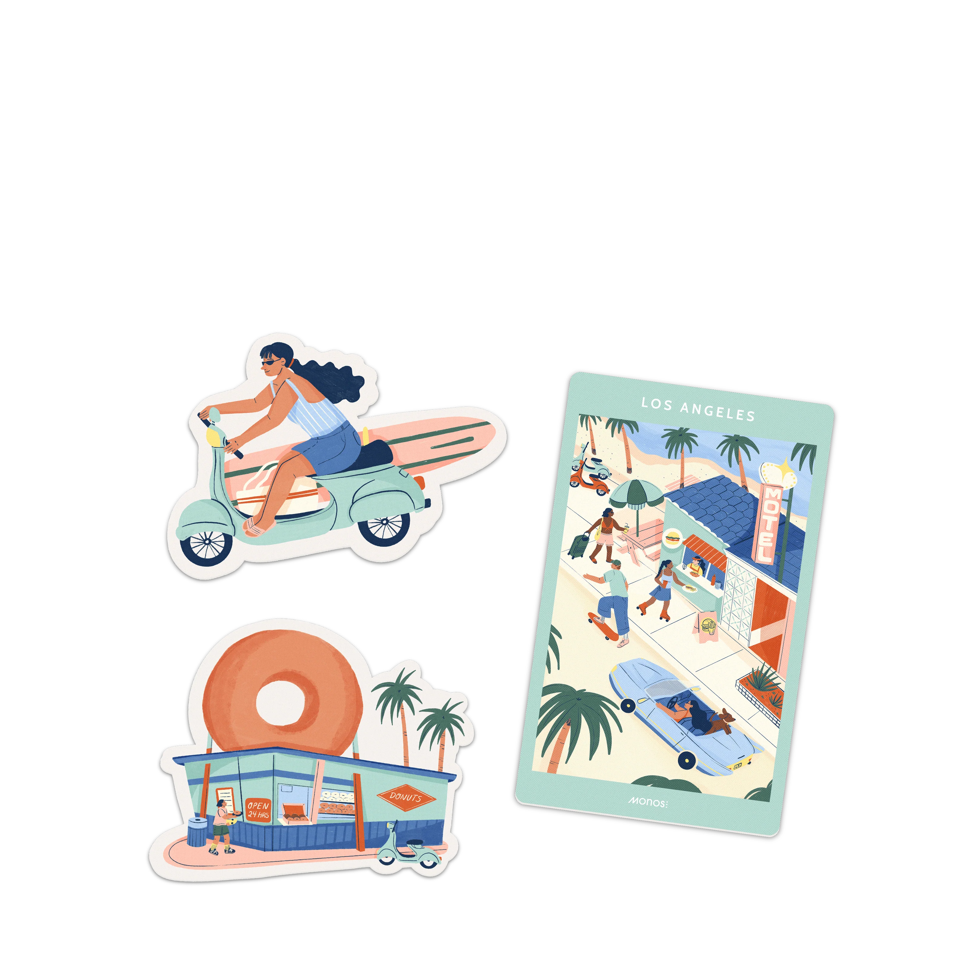 Los Angeles Destination Stickers - Image 8